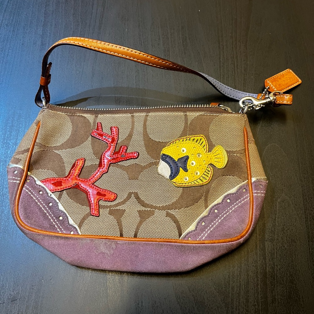 Vintage 2000 Limited Edition Coach Fish Signature Purse